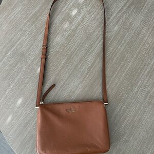 Kate Spade Tan Leather Crossbody Bag